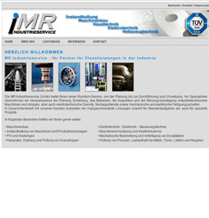 Webseite MR Industrieservice