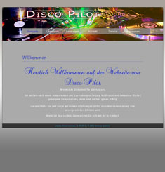 Webseite Disco Pilot